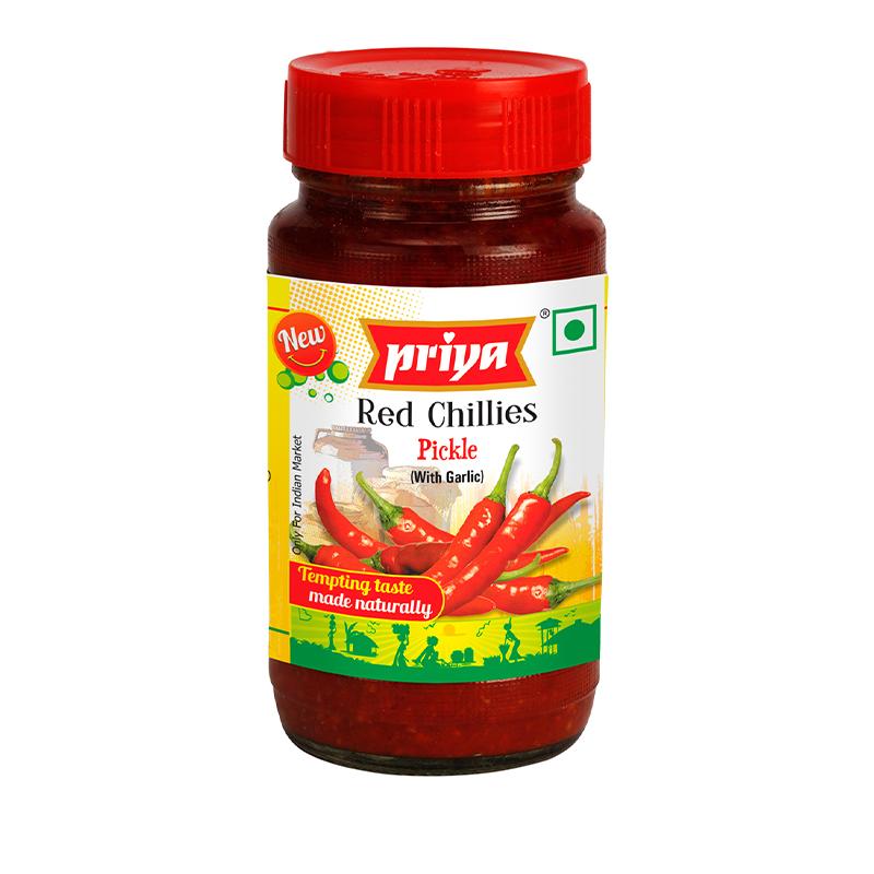 Priya Red Chilli Pickle 300gm - Spice Village