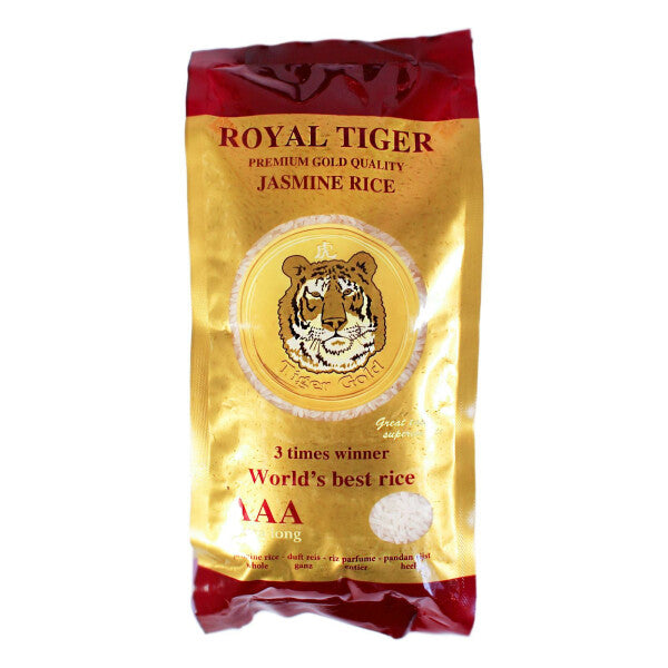 Royal Tiger Gold Fragrant Jasmine Rice 1kg - Spice Village