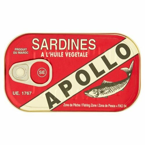 Apollo Sardines in Vegetable Oil 125gm