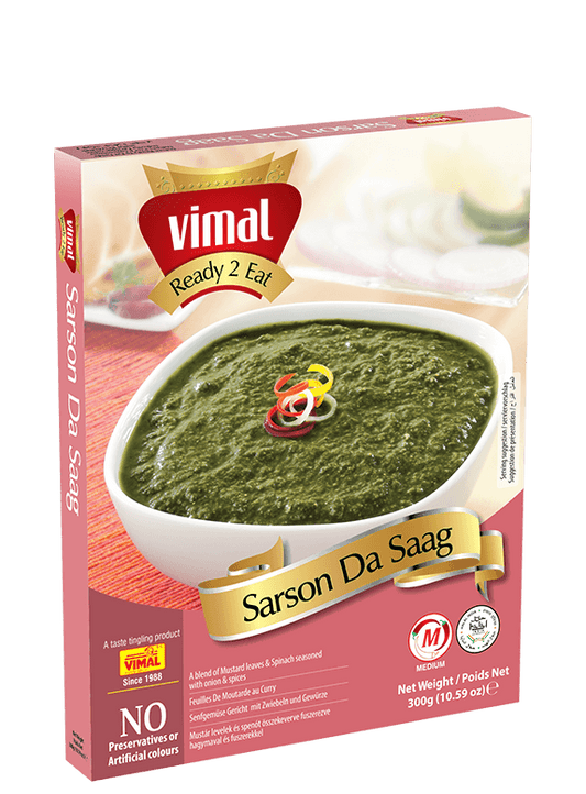 Vimal Sarson Ka Saag Ready To Eat  300gm (Exp: 30.10.2022) - Buy 1 Get 1 Free