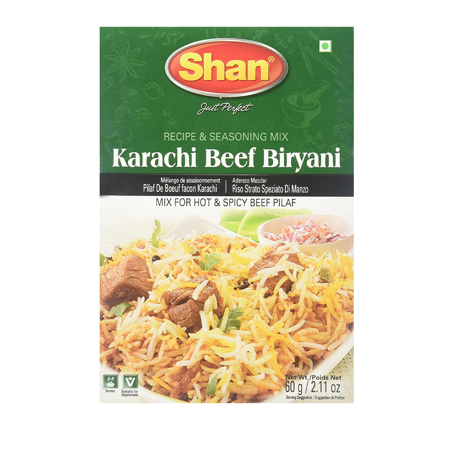 Shan Karachi Beef Biryani  60gm - Spice Village
