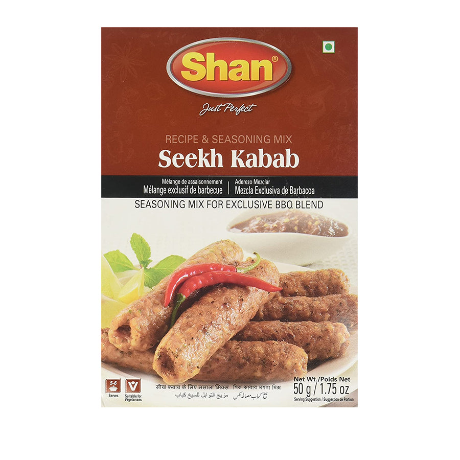 Shan Seekh Kabab BBQ Mix 50gm - Spice Village