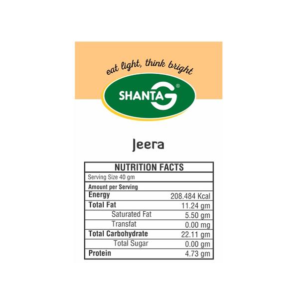 Shanta G Bhakhri - Jeera 200 gm - Spice Village