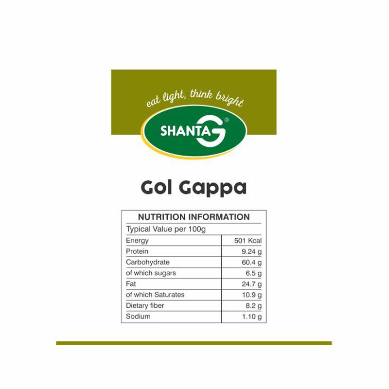Shanta G Khakhra - Gol Gappa 200gm - Spice Village