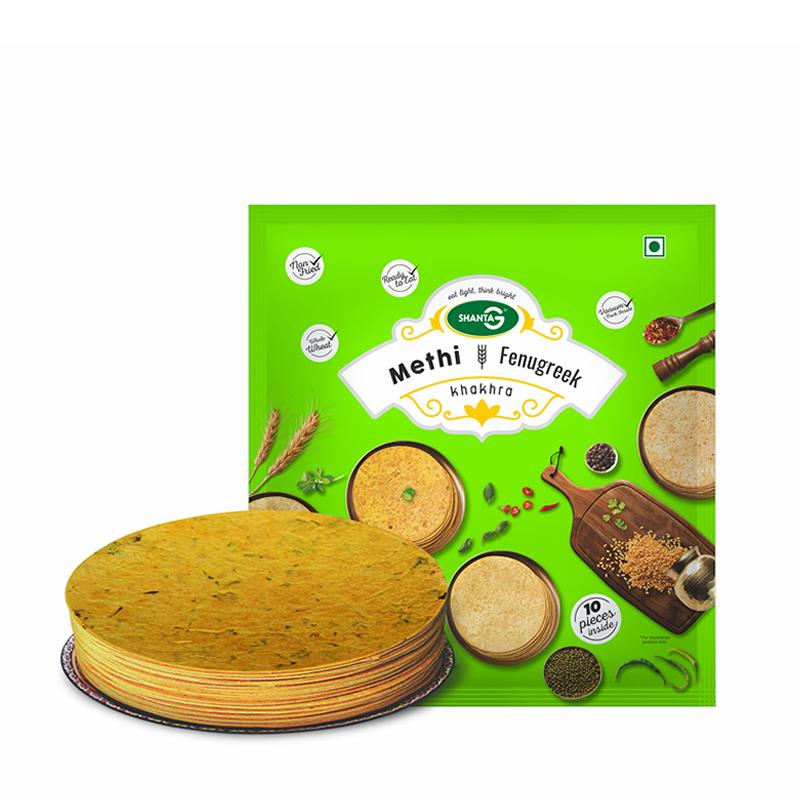 Shanta G Khakhra - Methi 200gm - Spice Village