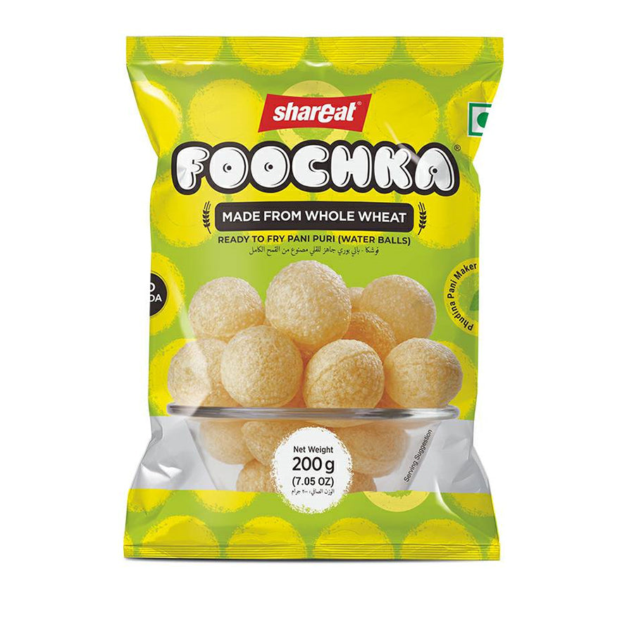 SharEat PANI PURI - (Foochka) with Mint Pouch 200gm - Spice Village