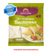 Frozen Shazans Vegetable Samosa (20 pcs) 650gm - Only Berlin Same Day Delivery - Spice Village