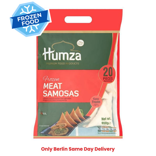 Frozen Humza Meat Samosas (20 pcs) 650gm - Only Berlin Same Day Delivery