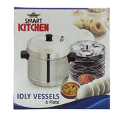 Smart Kitchen Idly Vessel - 6  Plate (No Refund/No Guarantee) - Spice Village