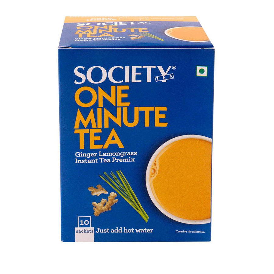 Society Ginger Lemongrass Instant Tea 10 Sachets 140gm - Spice Village
