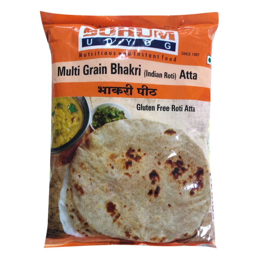 Sohum Multi Grain Bhakri Atta 500gm - Spice Village