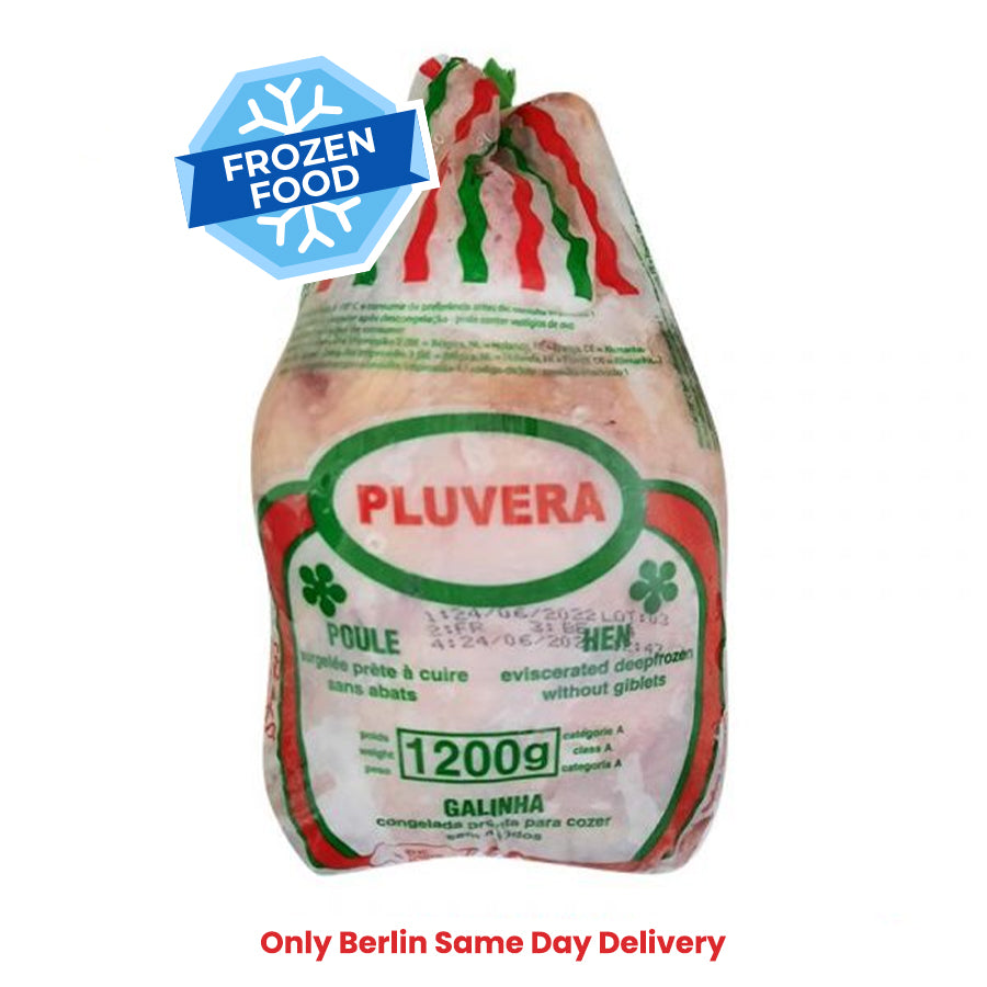 Frozen Pluvera Chicken Strong (Whole) (Suppenhuhn) 1100gm - Only Berlin Same Day Delivery - Spice Village
