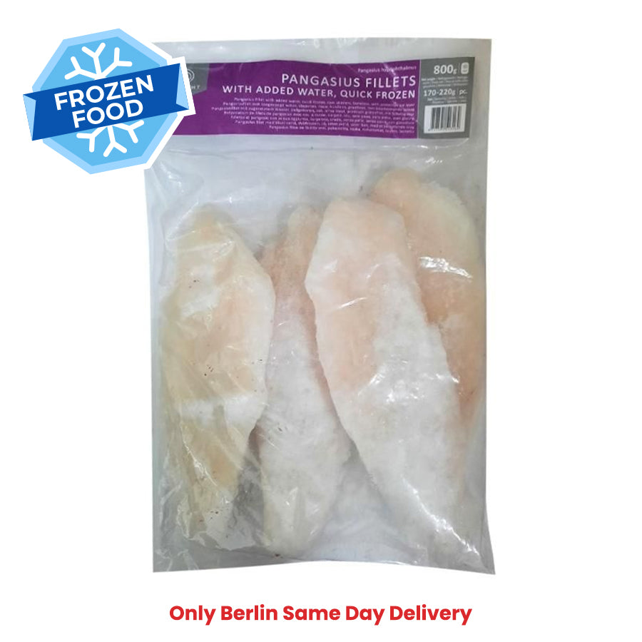 Frozen Pangasius Fillets (170-220gm) 800gm - Only Berlin Same Day Delivery - Spice Village