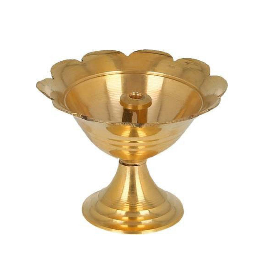 Deep Jyot Brass Diya - Spice Village