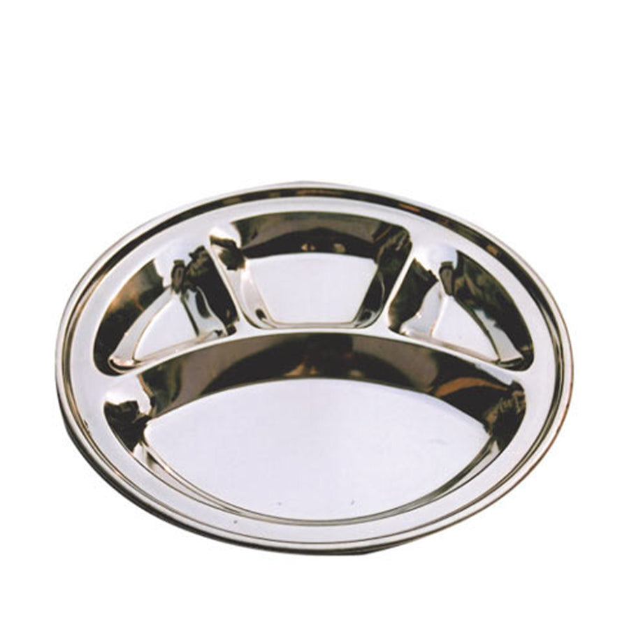 Rainbow Stainless Steel Plates with 4 compartments (No Refund/ No Guarantee) - Spice Village