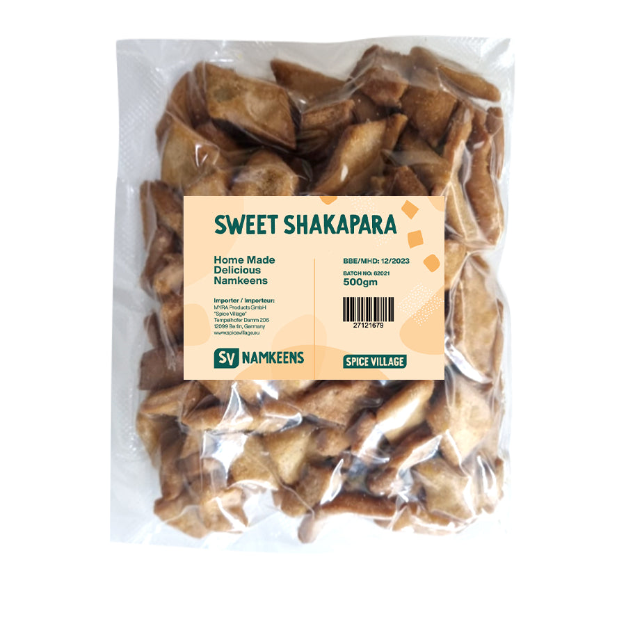 SV Namkeen Sweet Shakapara 500gm - Spice Village