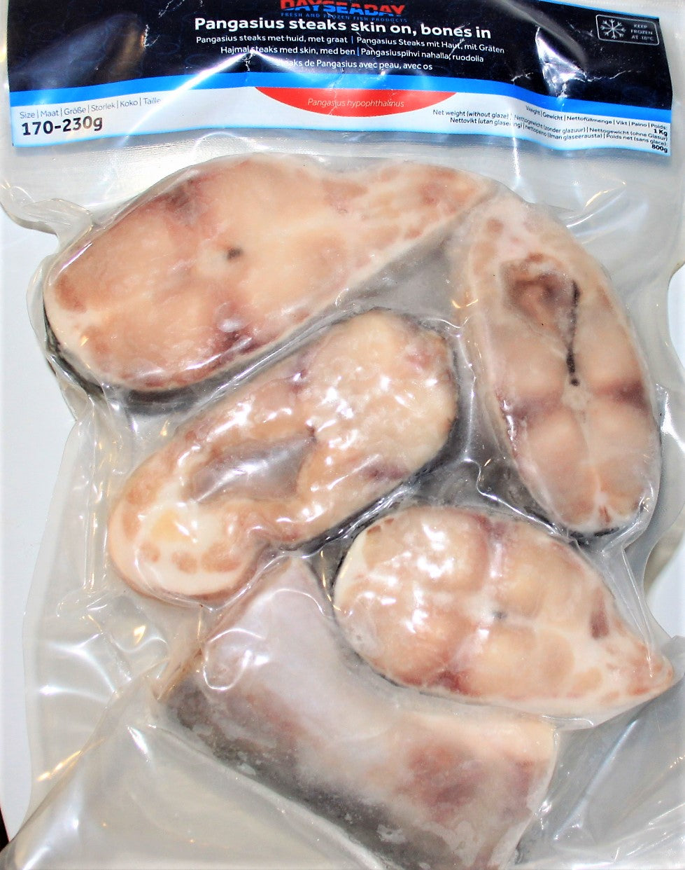 Frozen Pangasius Steaks Skin On (170-230gm) 800gm - Only Berlin Same Day Delivery - Spice Village