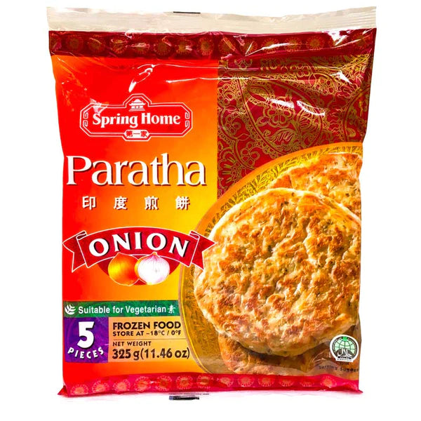 Frozen Spring Home Onian Paratha (5 pieces) 325gm - Only Berlin Same Day Delivery - Spice Village