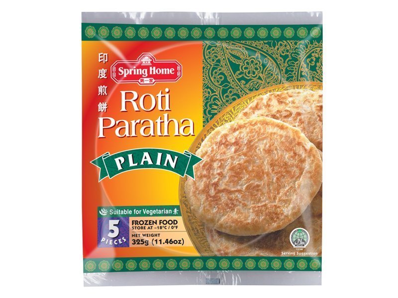 Frozen Spring Home Plain Paratha (5 pieces) 325gm - Only Berlin Same Day Delivery - Spice Village