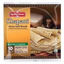 Frozen Spring Home Roti Chapati (10 pcs) 400gm - Only Berlin Same Day Delivery - Spice Village