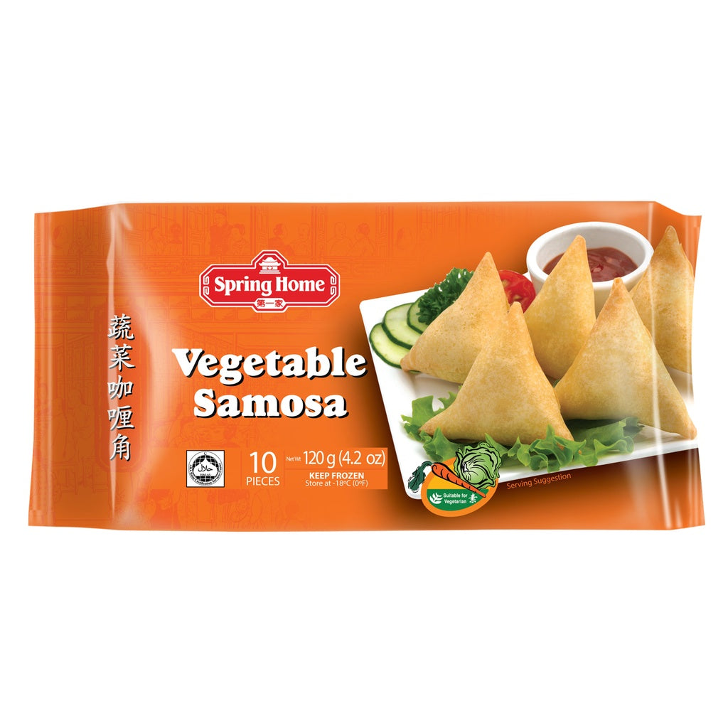 Frozen Spring Home Vegetable samosa (10pcs) 120gm - Only Berlin Same Day Delivery - Spice Village