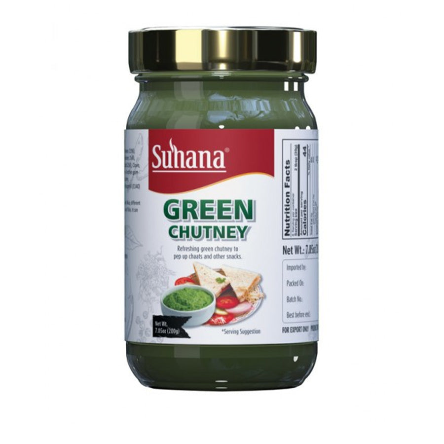 Suhana Green Chilli Chutney 200gm - Spice Village