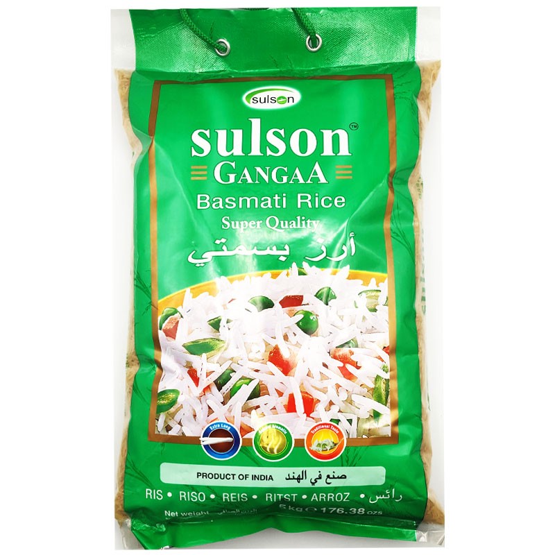 Sulson Gangaa Basmati Rice 5kg - Spice Village