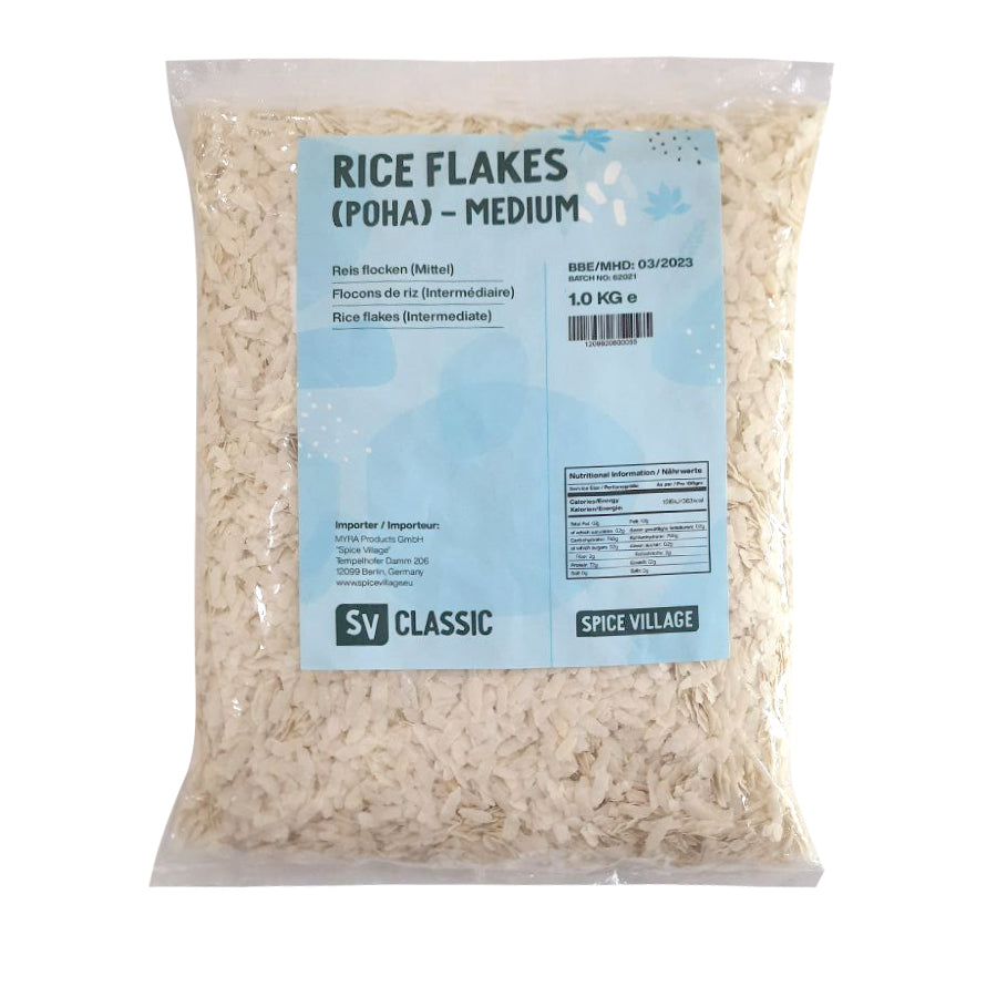 SV Classic Rice Flakes (Poha) Medium 1kg - Spice Village