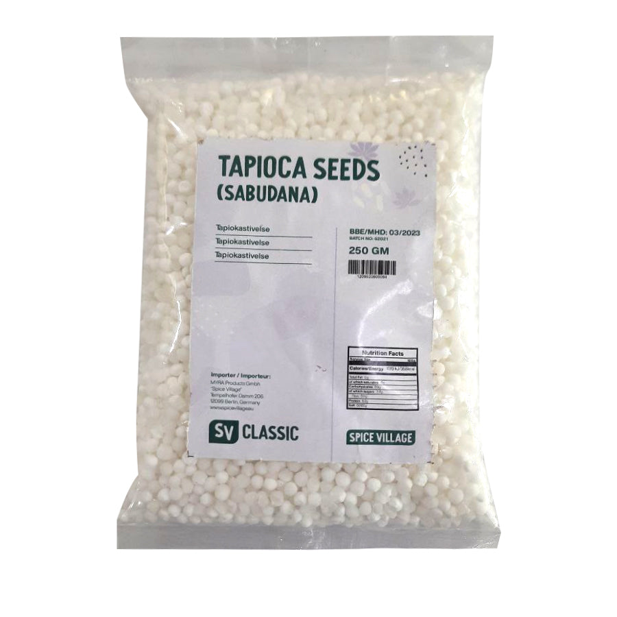 SV Classic Tapioca Seeds (Sabudana)  250gm - Spice Village