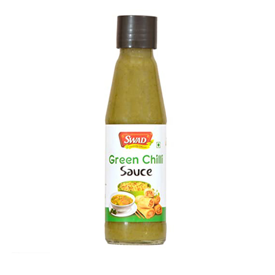 Swad Green Chilli Sauce 200gm - Spice Village