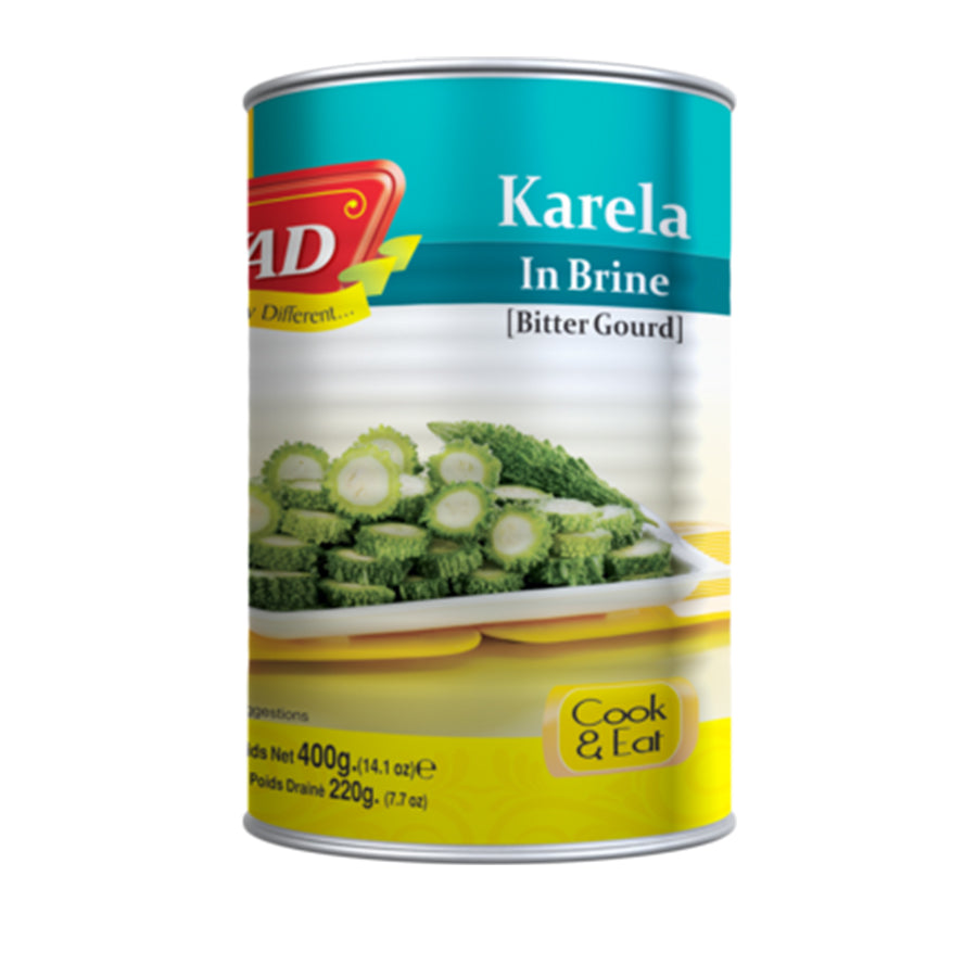 Swad Canned Karela 400gm - Spice Village