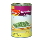 Swad Canned Tuver Lilva (Pigeon Beans) 400gm - Spice Village