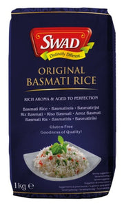 Swad Original Basmati Rice 1kg - Spice Village