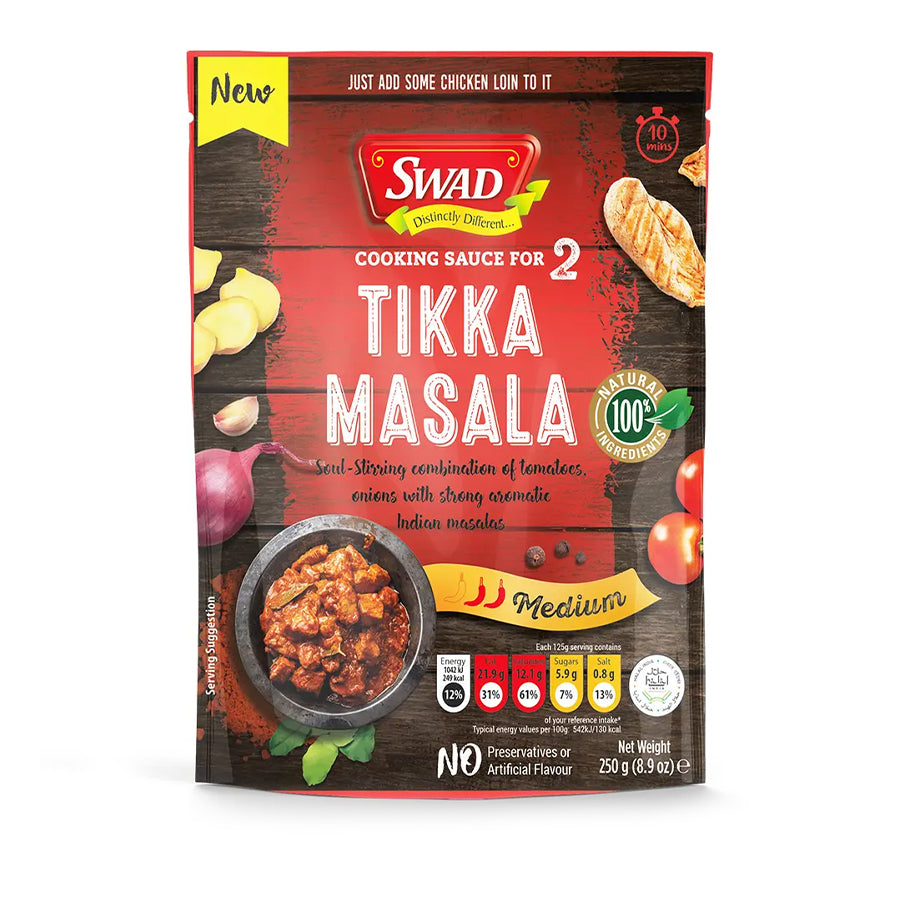 Swad Tikka Masala Curry 250gm - Spice Village