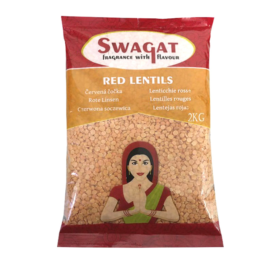 Swagat Red Lentils 2kg - Spice Village