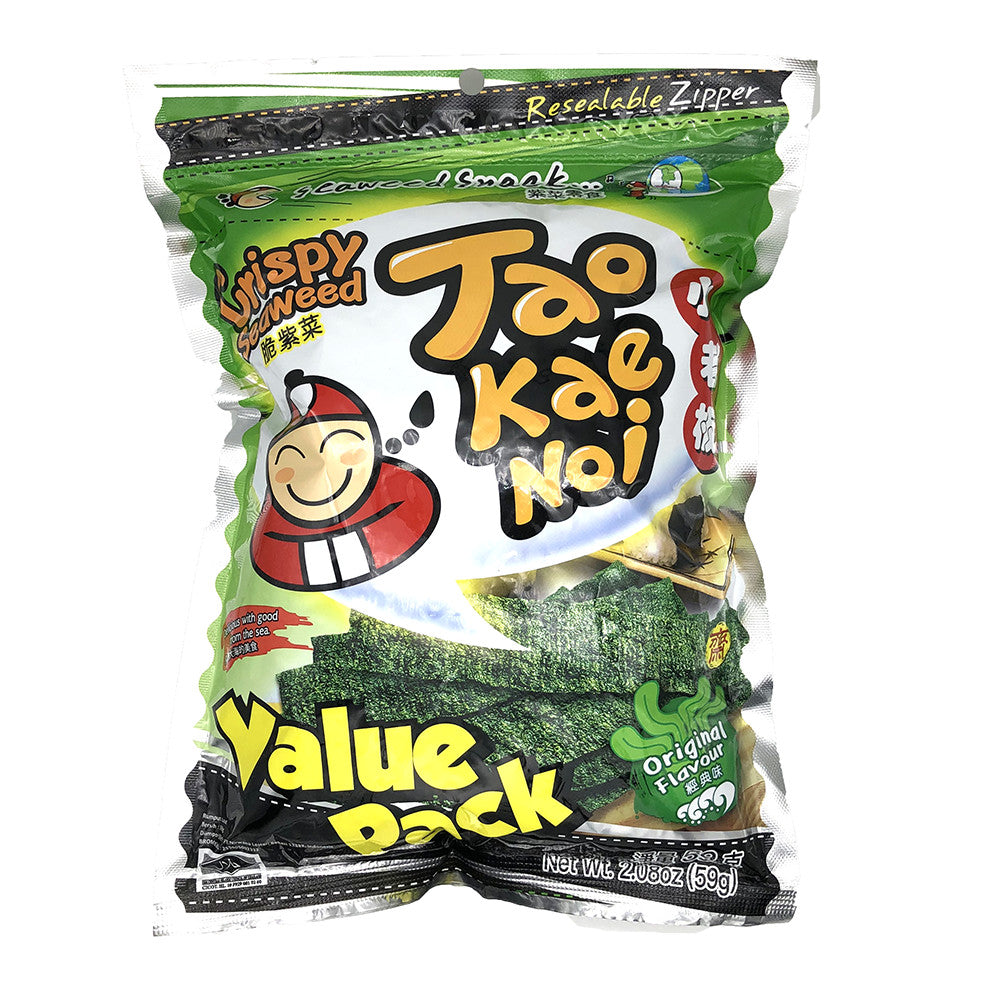 Tao Kae Noi Seaweed snack Original  59gm - Spice Village