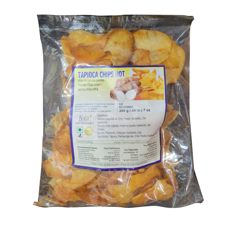 Tony Delight's Tapioca Chips Hot 200gm