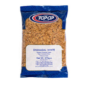Top Op Dhanadal White (Roasted Coriander Flakes) 375gm - Spice Village