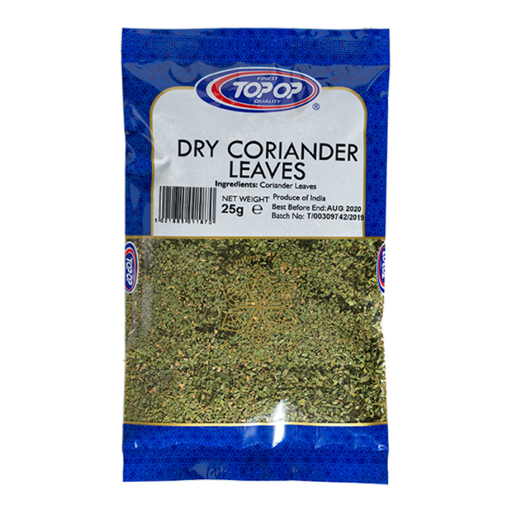 Top Op Dry Coriander Leaves 25gm - Spice Village