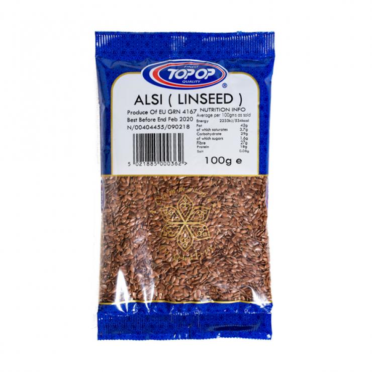 Top Op Alsi (Linseed/Flax Seeds) 100gm - Spice Village