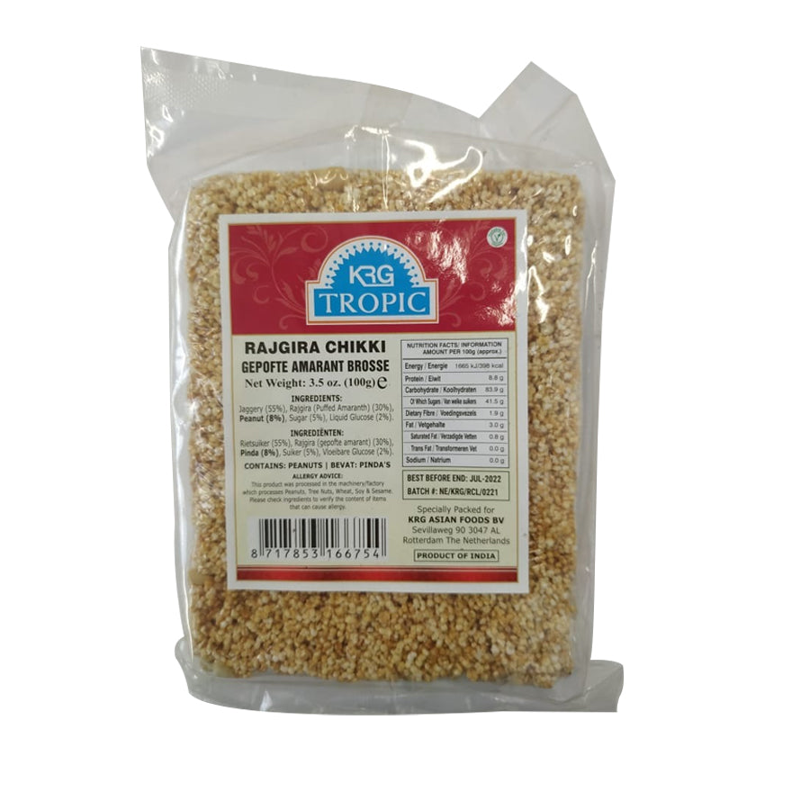 Tropic Gajak Rajgira Chikki 100gm - Spice Village
