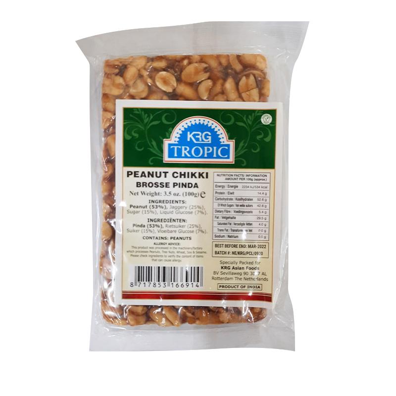 Tropic Gajak Peanut Chikki 100gm - Spice Village