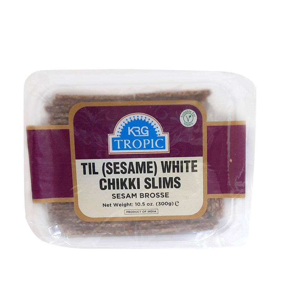 Tropic Gajak Sesame White Chikki Slims 300gm - Spice Village