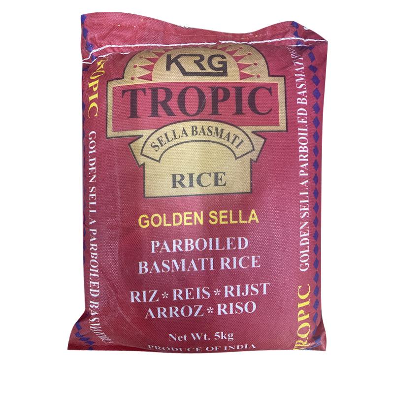 Tropic Golden Sella (Parboiled) Basmati Rice 5kg - Spice Village