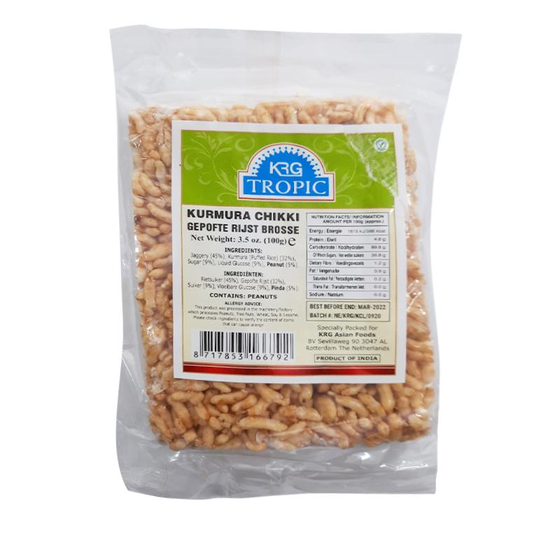Tropic Kurmura Chikki 100gm - Spice Village