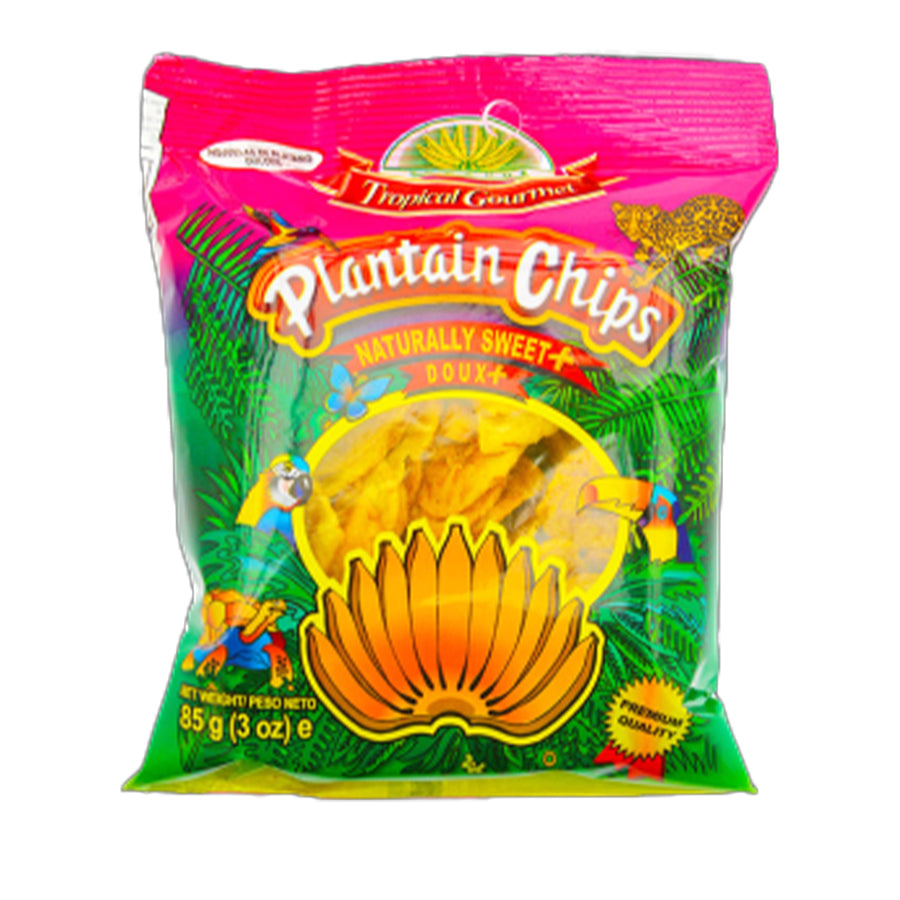 Tropical Gourmet Extra Sweet Plantain chips 85gm - Spice Village