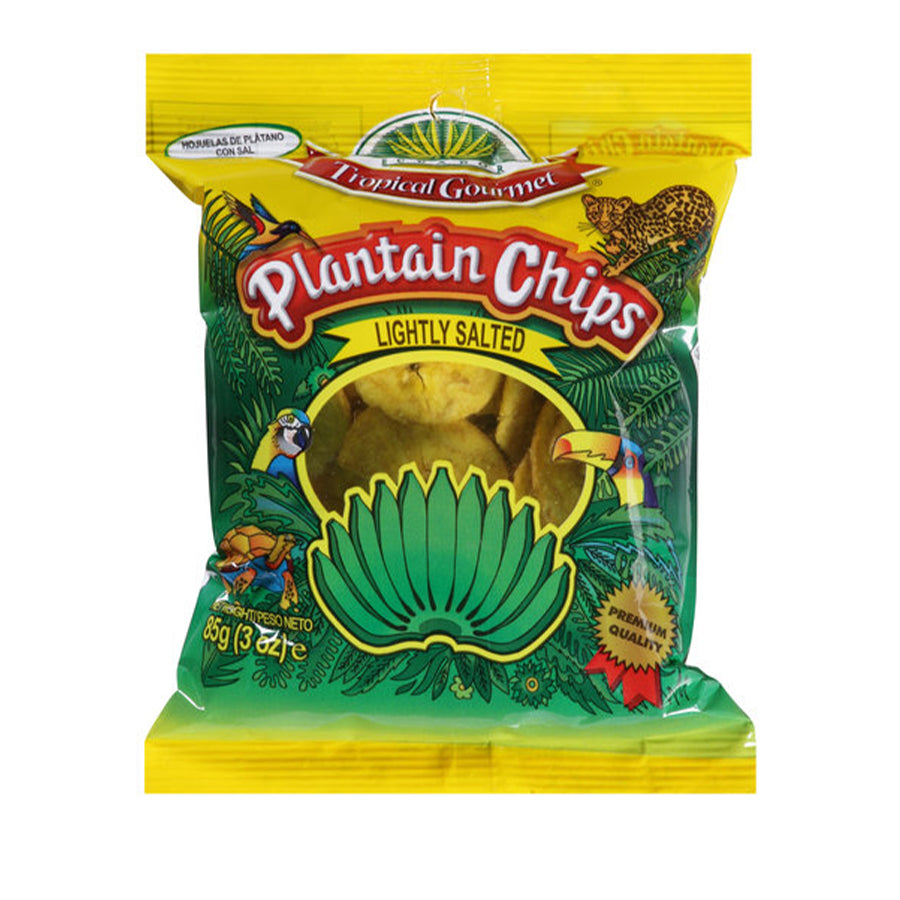 Tropical Gourmet Lightly Salted Plantain Chips 85gm - Spice Village