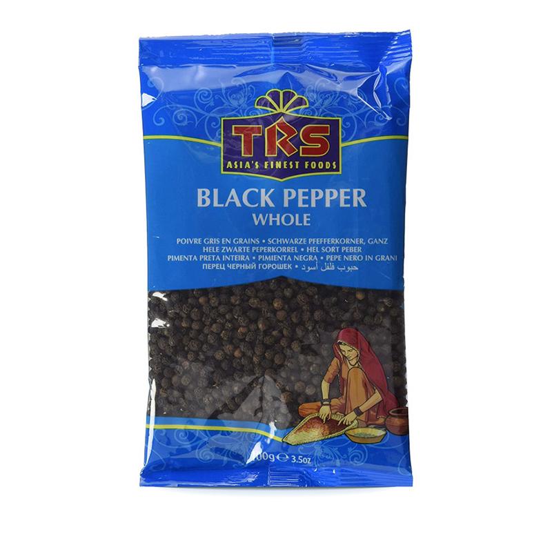 TRS Black Pepper Whole 100gm - Spice Village