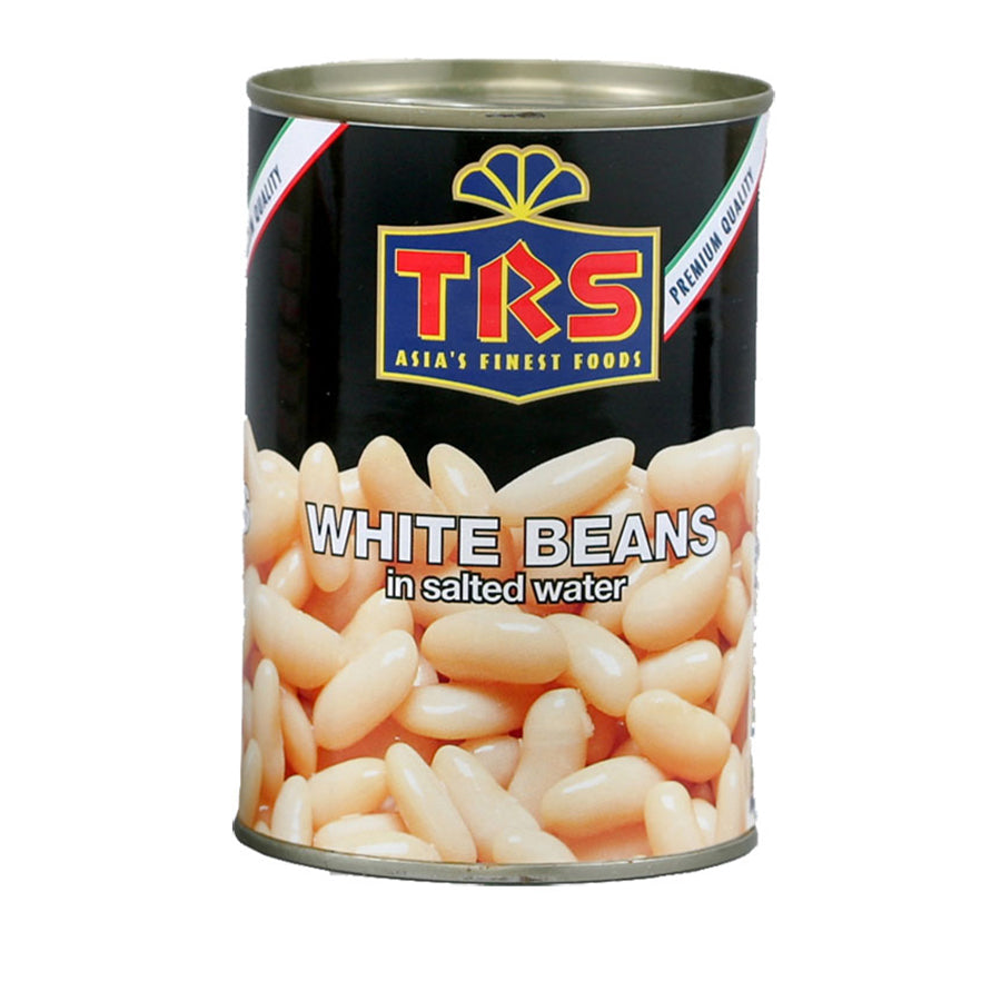 TRS Canned Boiled White Beans 400gm - Spice Village