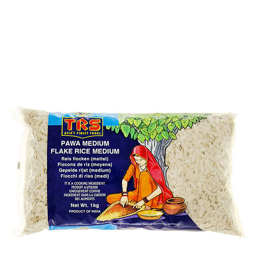 TRS Rice Flakes (Poha/Powa) Medium 1kg - Spice Village